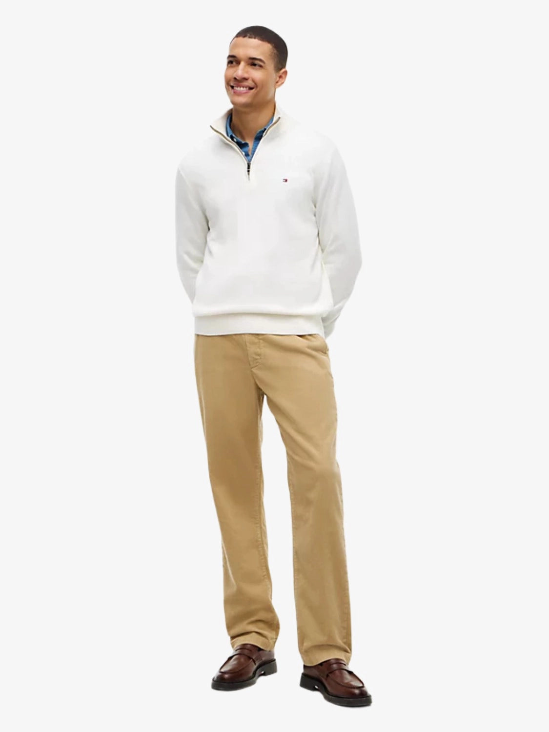 pull-camionneur-beige-tommy-hilfiger-MW0MW28049Z00-tenue1