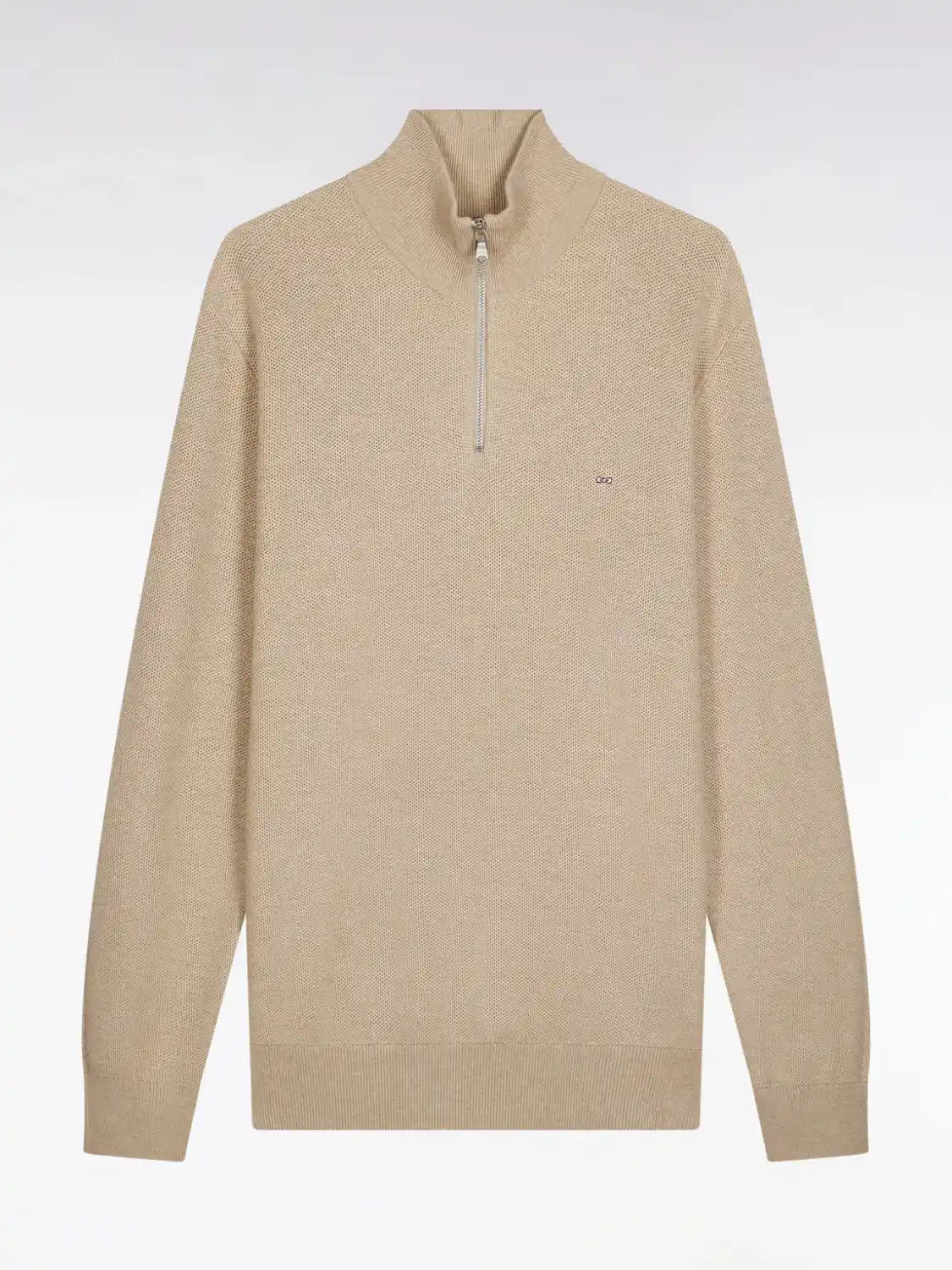 pull-camionneur-eden-park-beige-homme-a-plat