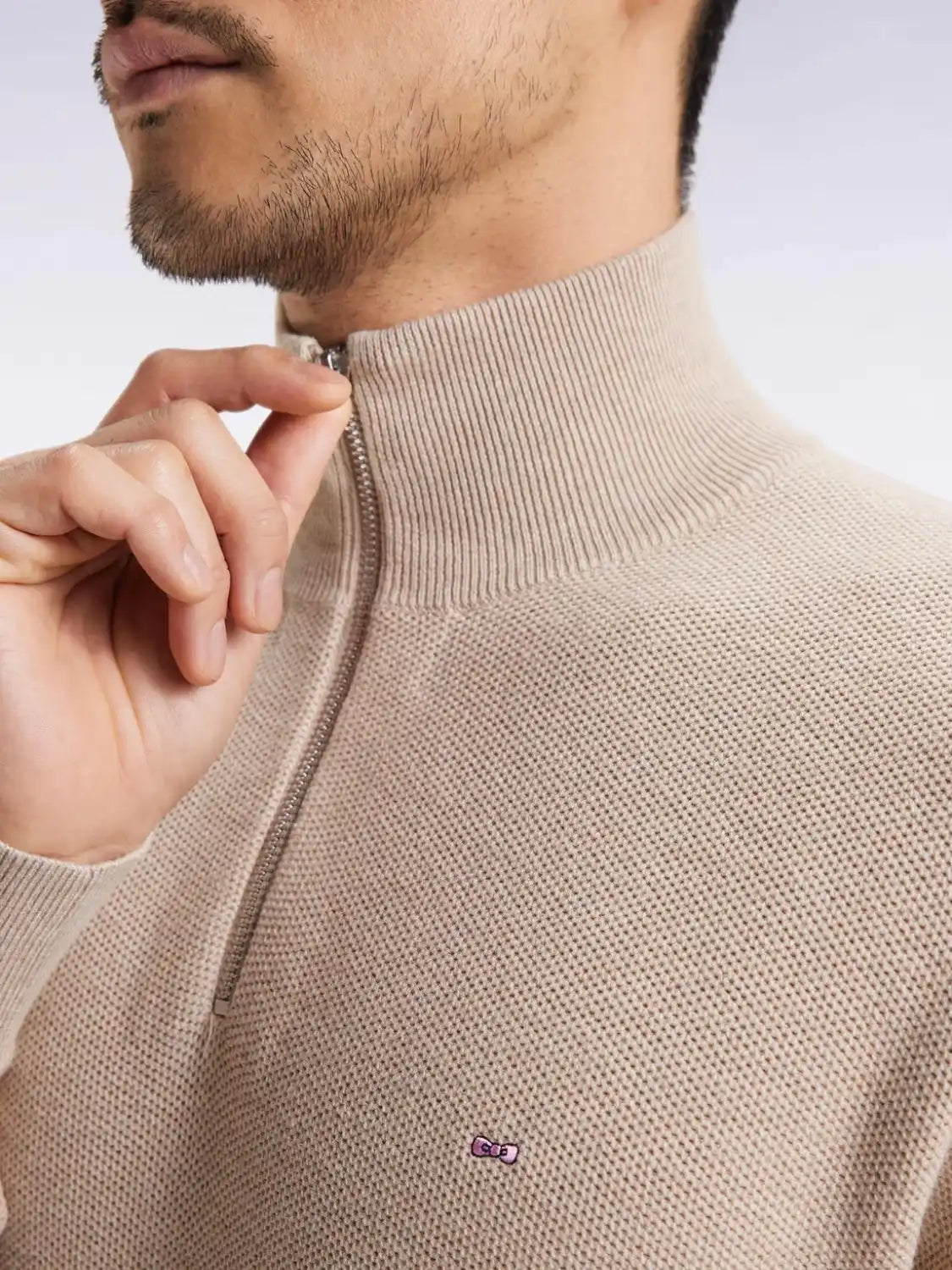 pull-camionneur-eden-park-beige-homme-zoom