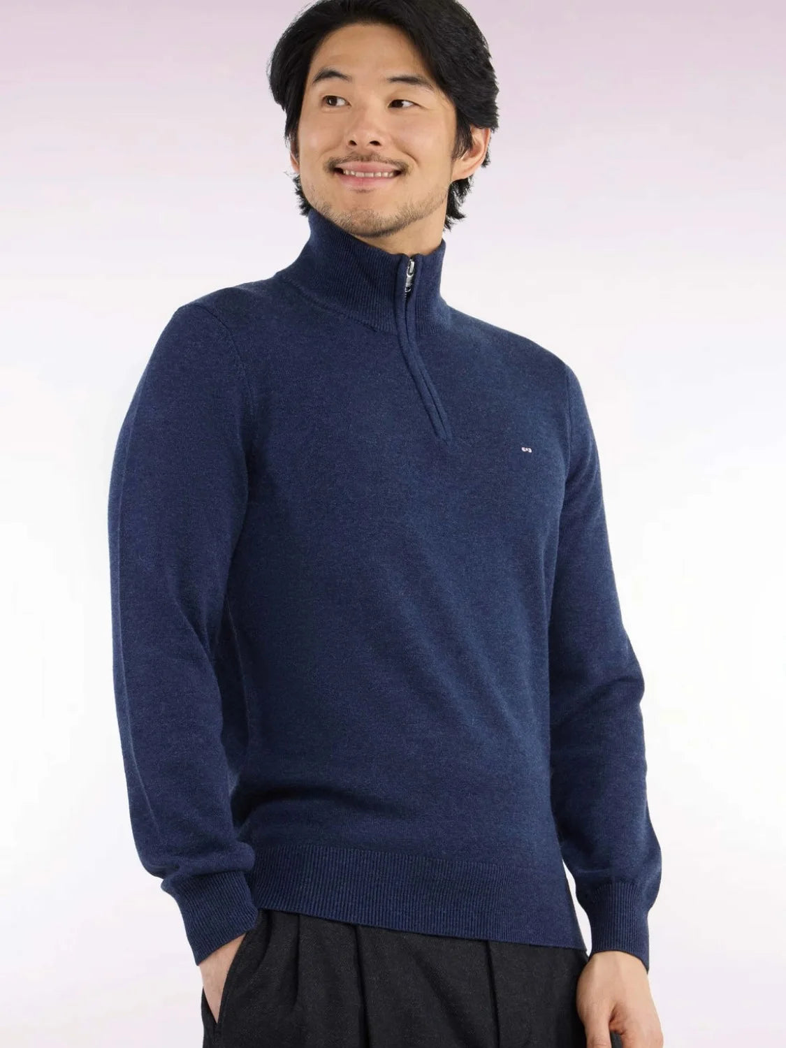 pull-camionneur-eden-park-bleu-homme-H26MAIPU0002BLF21-face