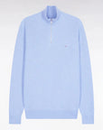 pull-camionneur-eden-park-bleu-homme-a-plat