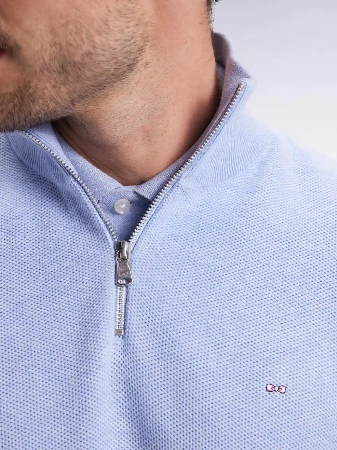 pull-camionneur-eden-park-bleu-homme-zoom
