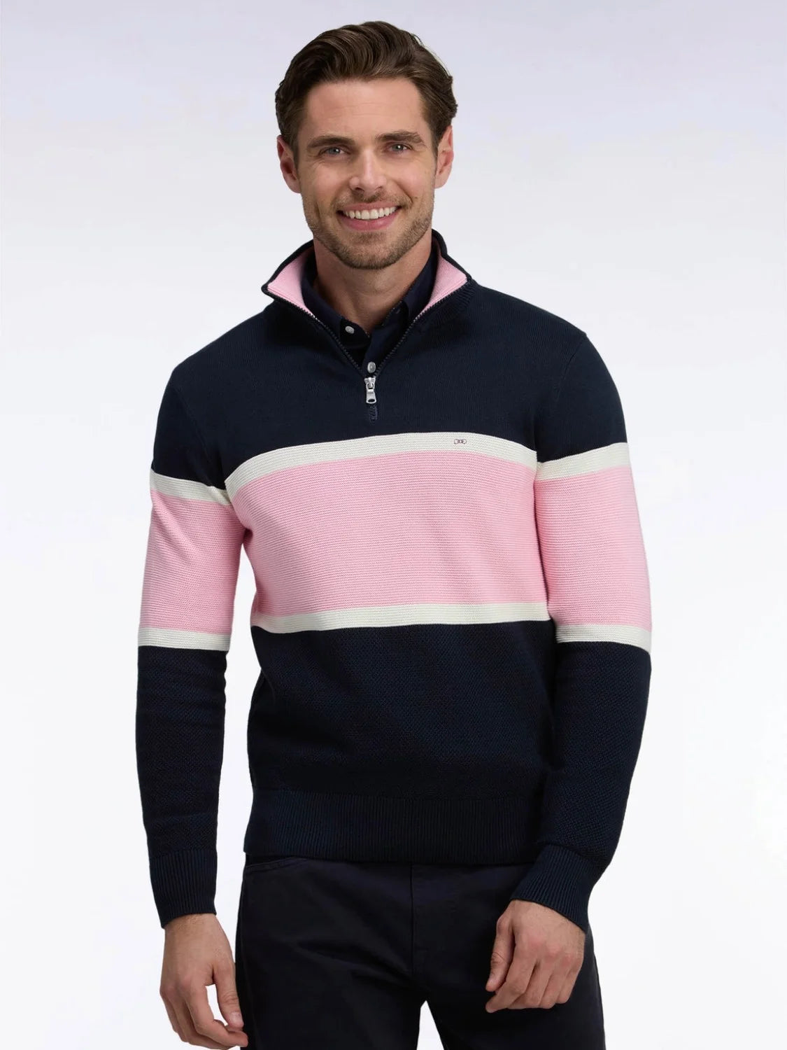 pull-camionneur-eden-park-marine-homme-H26MAIPU0022BLF-face