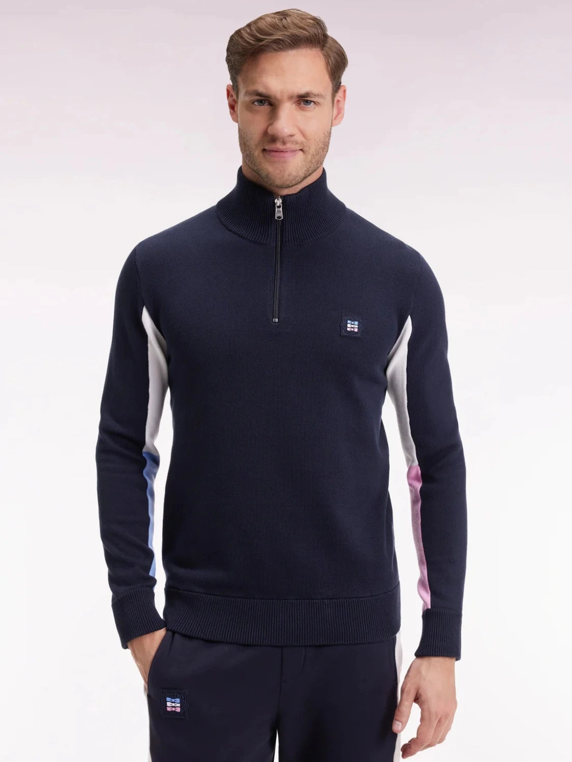 pull-camionneur-eden-park-marine-homme-face-zoom