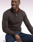 pull-camionneur-eden-park-marron-homme-H26MAIPU0002MAM20-porte