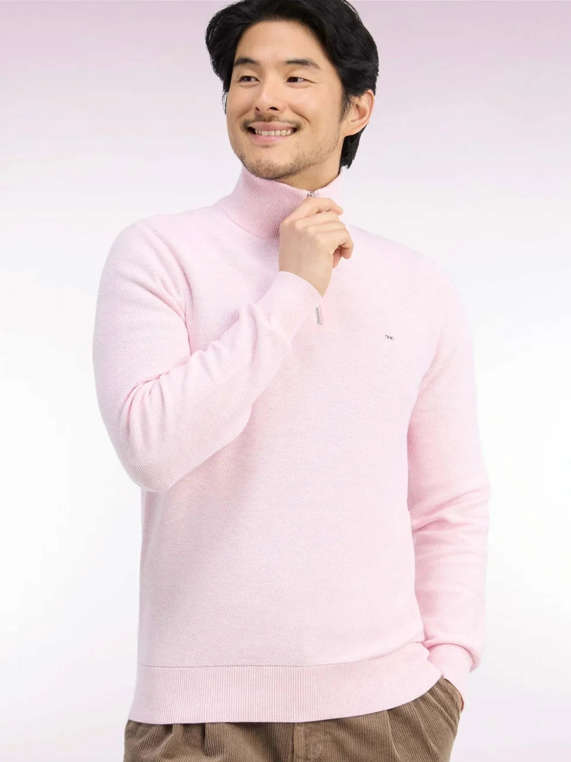 pull-camionneur-eden-park-rose-homme-H26MAIPU0006ROC16-face