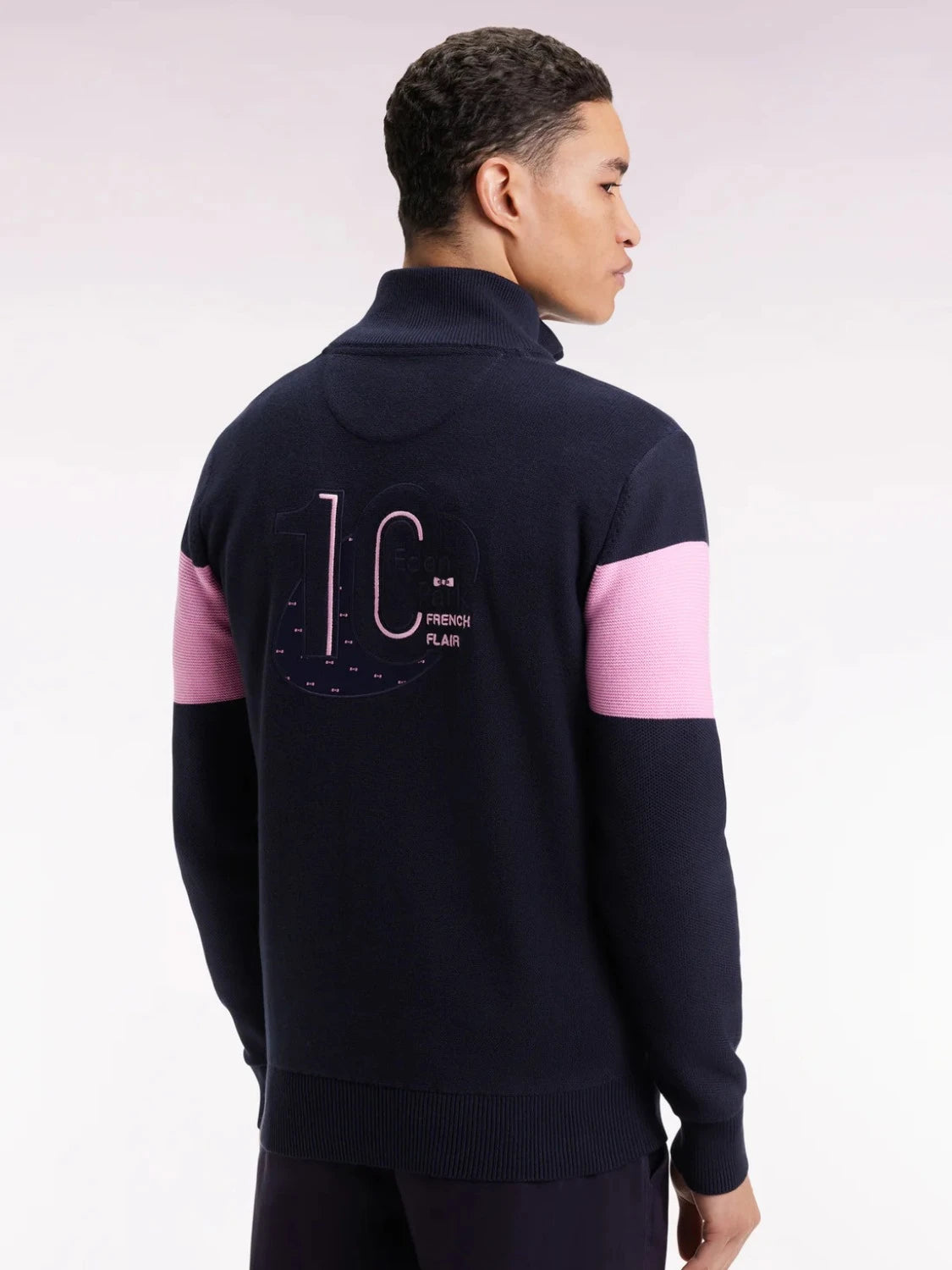pull-camionneur-eden-park-rose-homme-dos