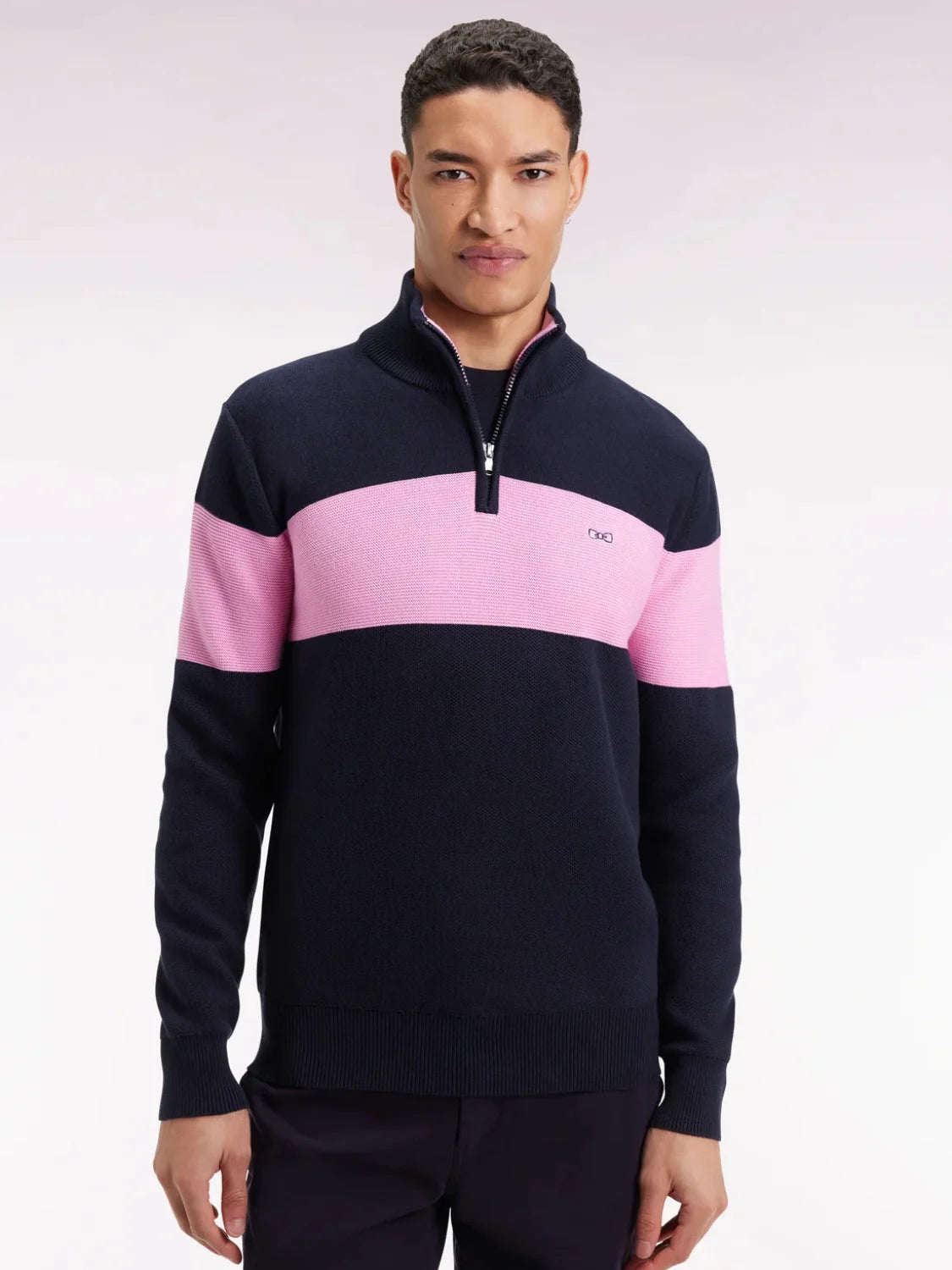 pull-camionneur-eden-park-rose-homme-face