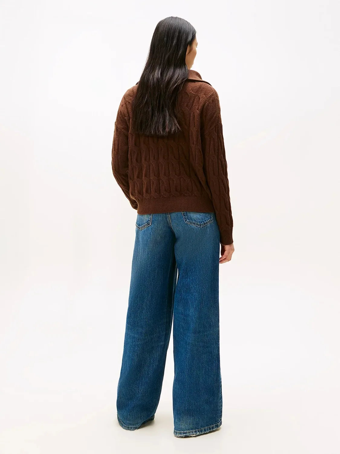 pull-camionneur-femme-tommy-hilfiger-marron-dos