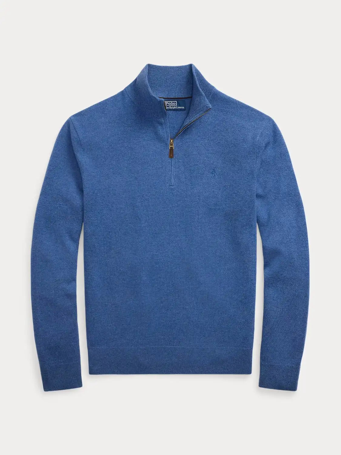 pull-camionneur-laine-ralph-lauren-bleu-homme-a-plat