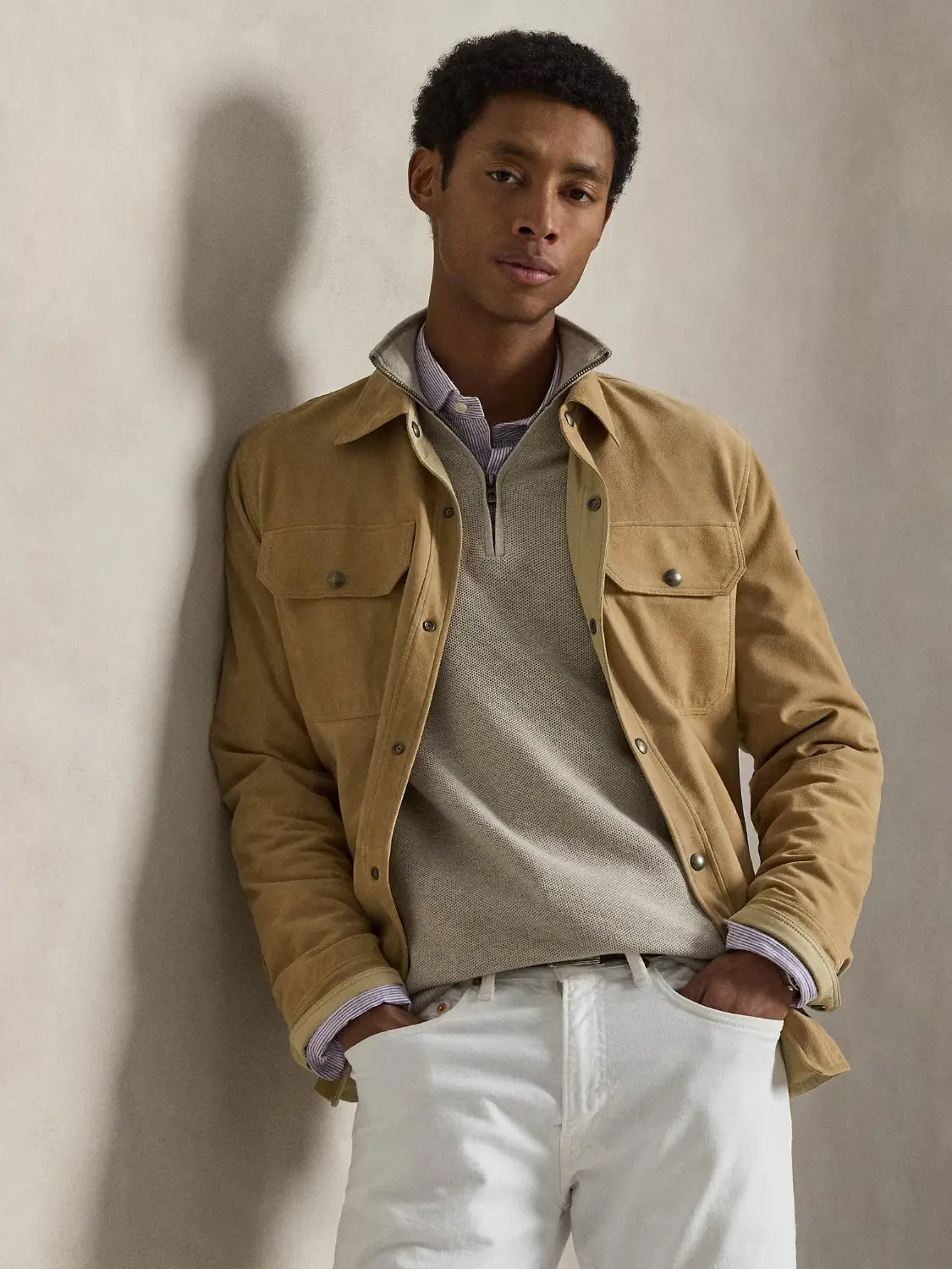 pull-camionneur-ralph-lauren-beige-homme-710B18060003-face