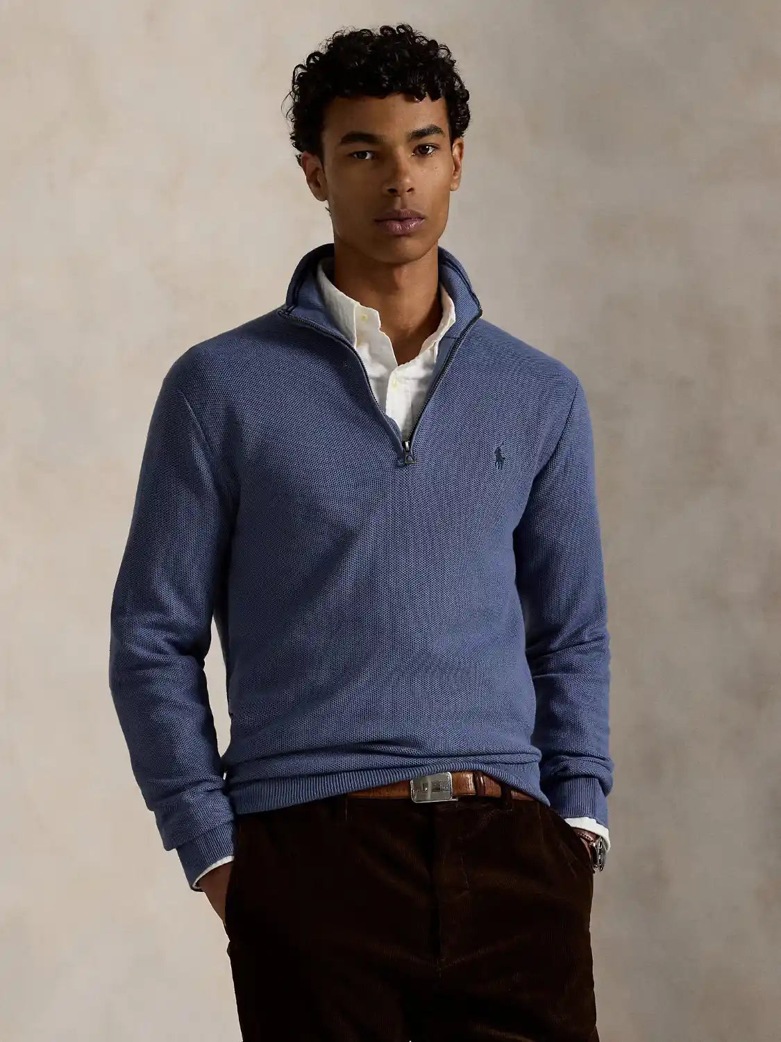 pull-camionneur-ralph-lauren-bleu-homme-face