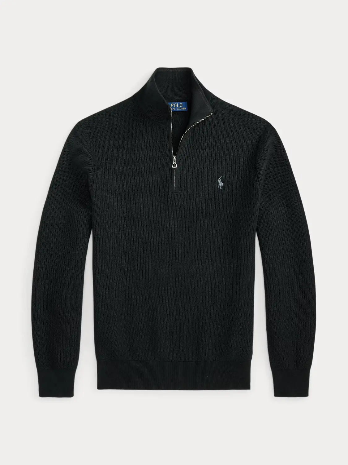 pull-camionneur-ralph-lauren-noir-homme-710B18060008-a-plat