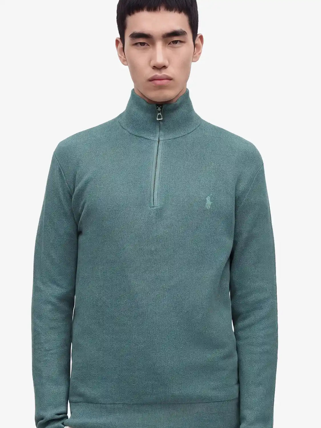 pull-camionneur-ralph-lauren-vert-homme-710B18060015-face-zoom