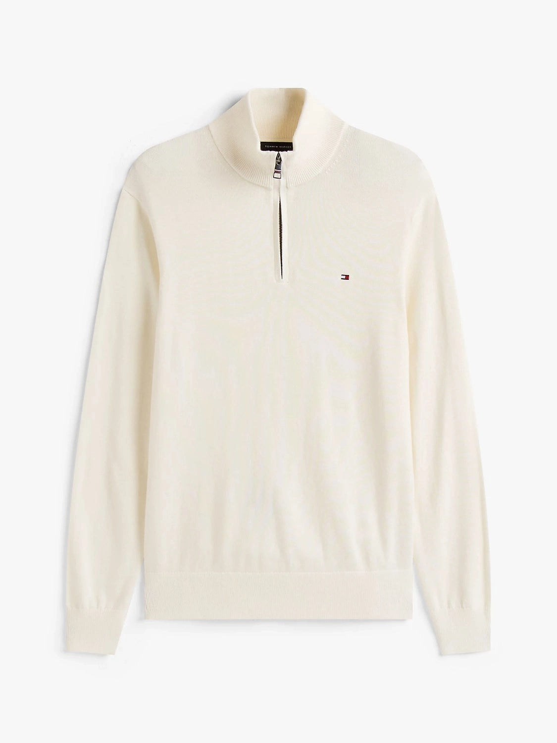 pull-camionneur-tommy-hilfiger-beige-homme-a-plat