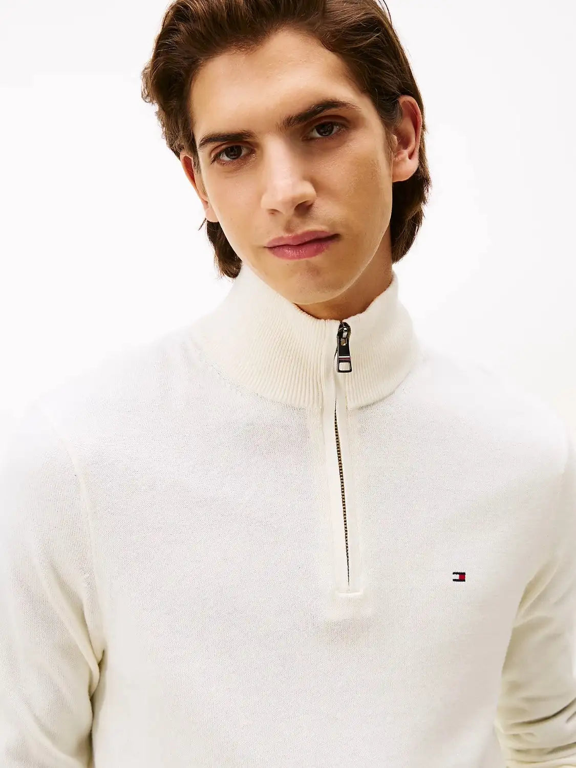 pull-camionneur-tommy-hilfiger-beige-homme-face-zoom