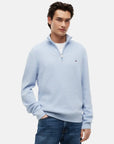 pull-camionneur-tommy-hilfiger-bleu-face