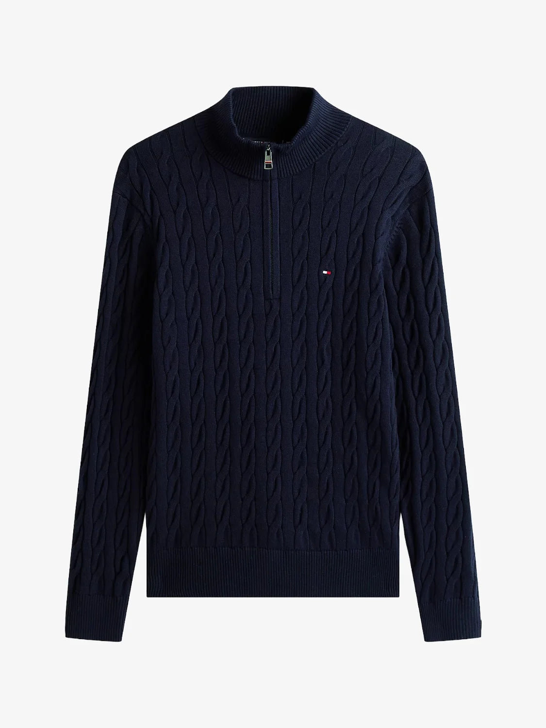 pull-camionneur-tommy-hilfiger-marine-homme-MW0MW36532DW5-a-plat