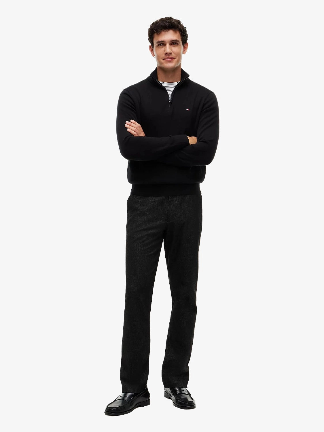 pull-camionneur-tommy-hilfiger-noir-MW0MW28049BDS-porte