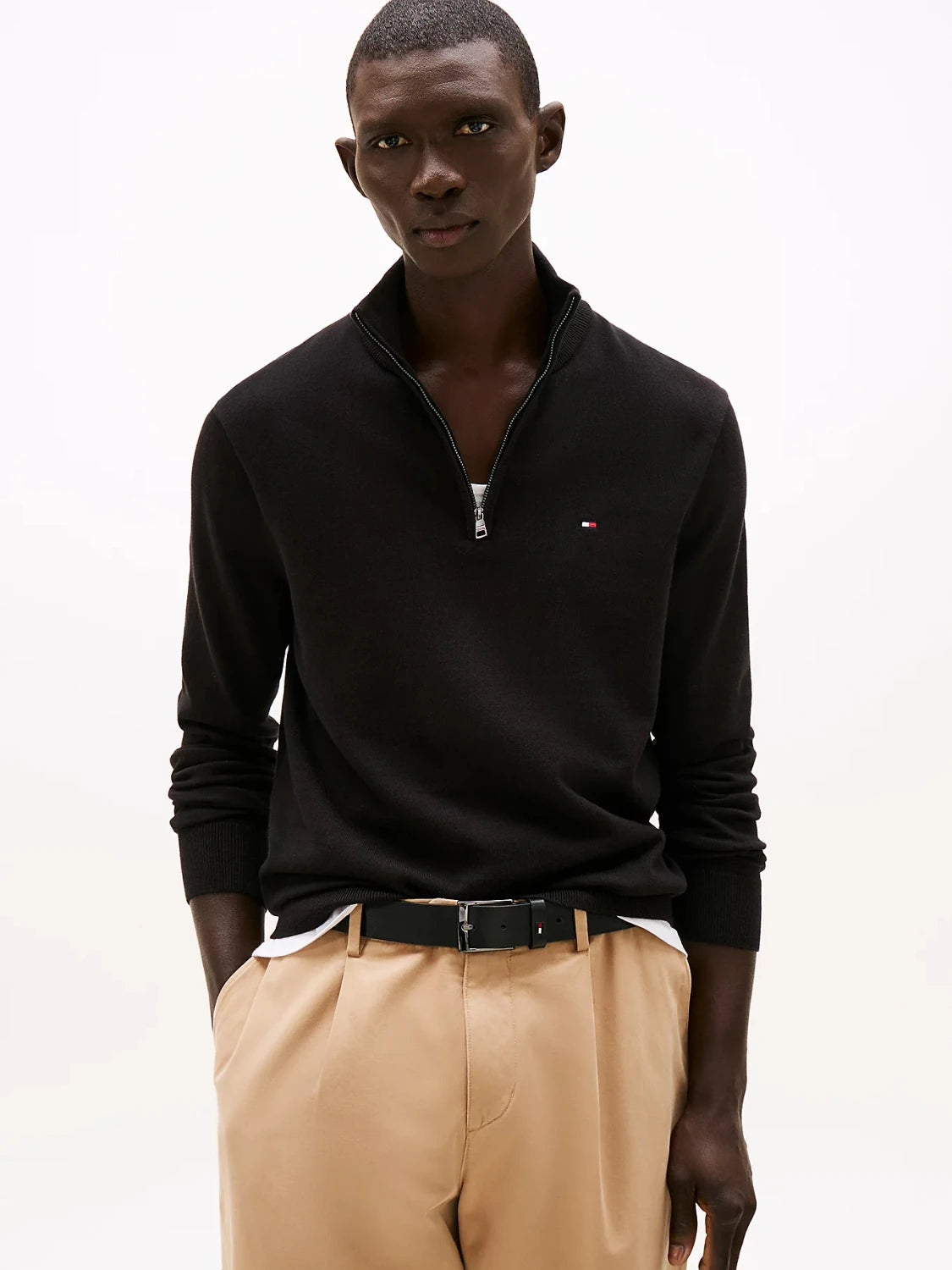 pull-camionneur-tommy-hilfiger-noir-homme-face