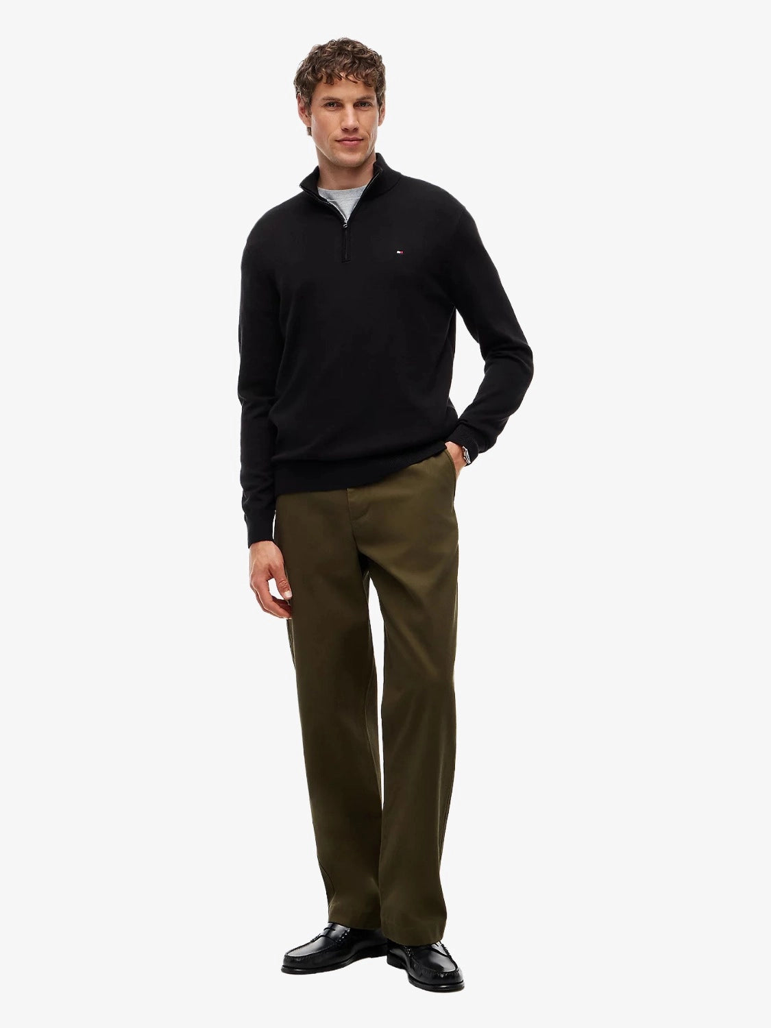 pull-camionneur-tommy-hilfiger-noire-MW0MW37331BDS-porte