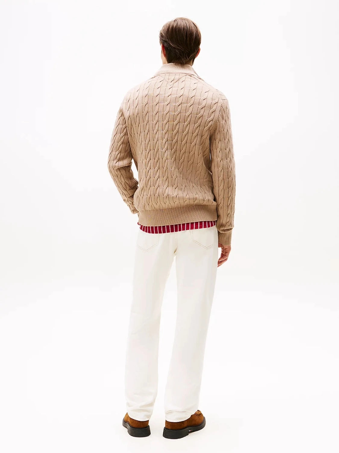 pull-camionneur-tommy-hilfiger-torsade-beige-dos