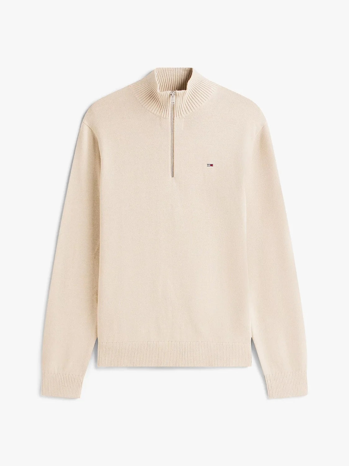 pull-camionneur-tommy-jeans-beige-a-plat