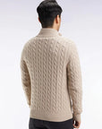 pull-camionneur-torsade-eden-park-beige-homme-dos