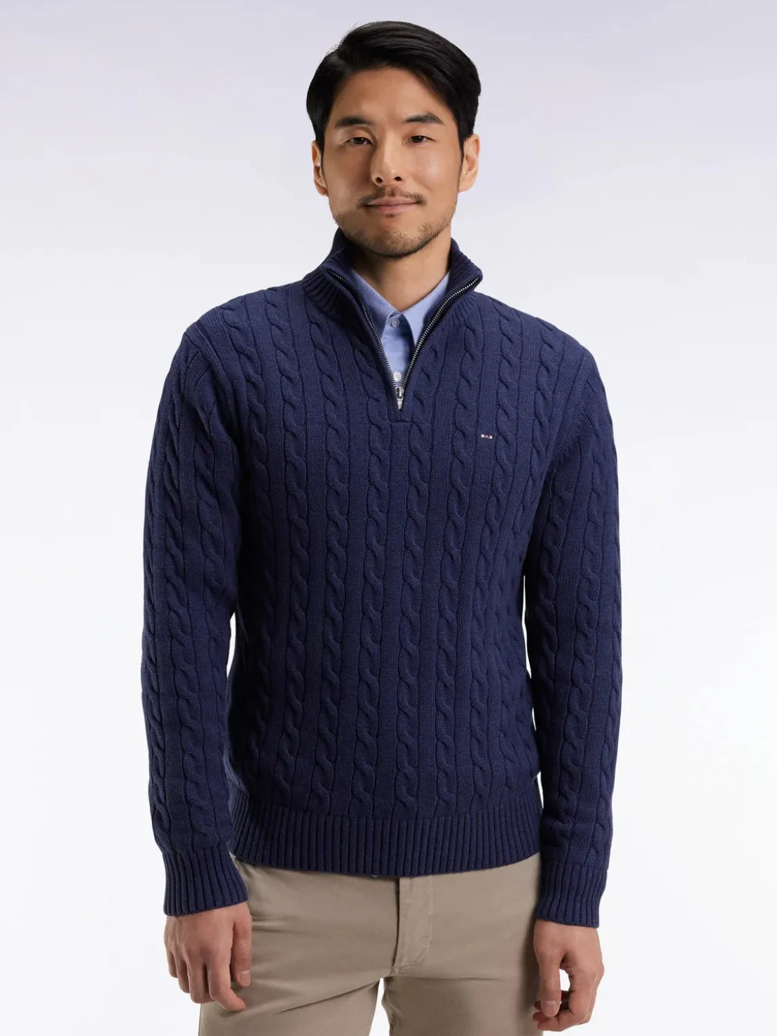 pull-camionneur-torsade-eden-park-marine-homme-face-zoom