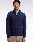 pull-camionneur-torsade-eden-park-marine-homme-face-zoom