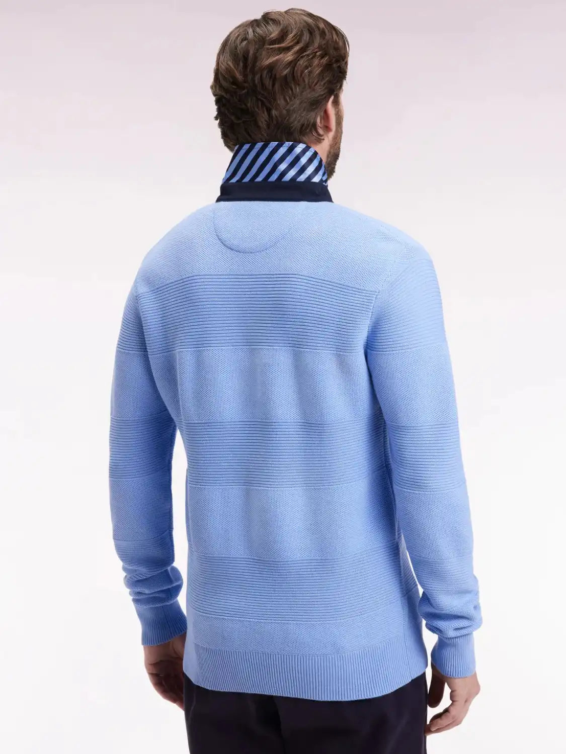 pull-col-polo-eden-park-bleu-homme-dos