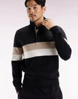 pull-col-polo-eden-park-gris-homme-face