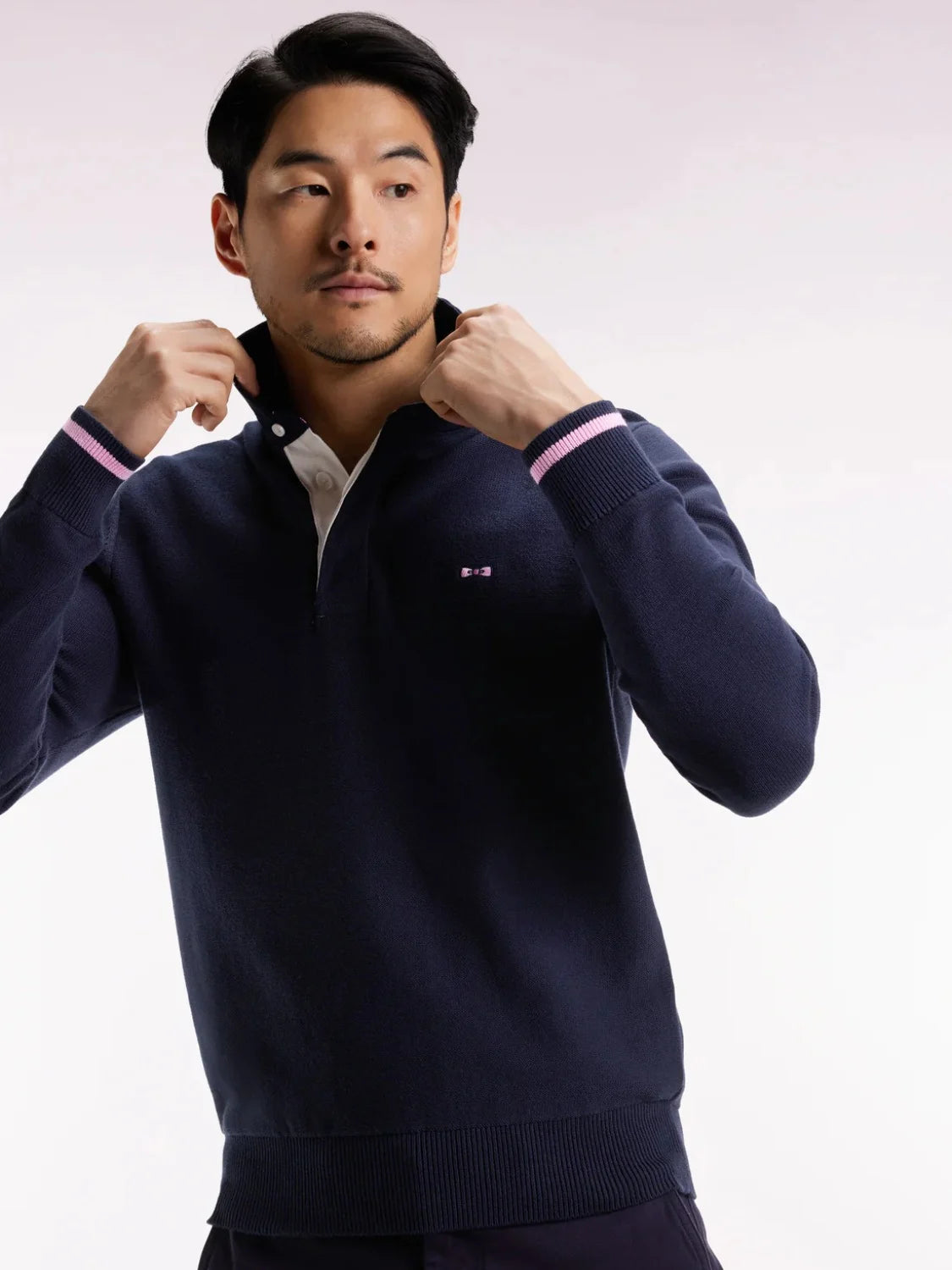 pull-col-polo-eden-park-marine-homme-face