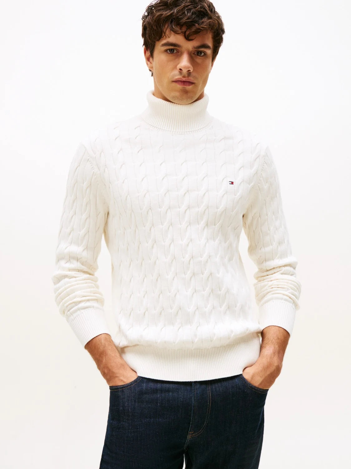 pull-col-roule-tommy-hilfiger-homme-beige-face