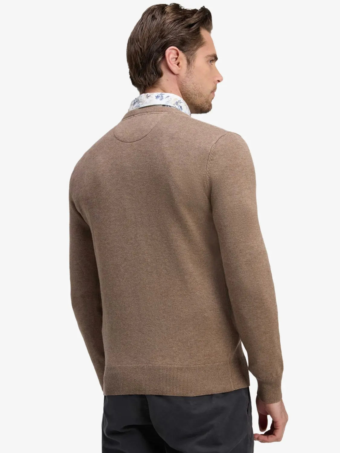 pull-col-v-eden-park-marron-homme-H26MAIPU0003MAC3-dos