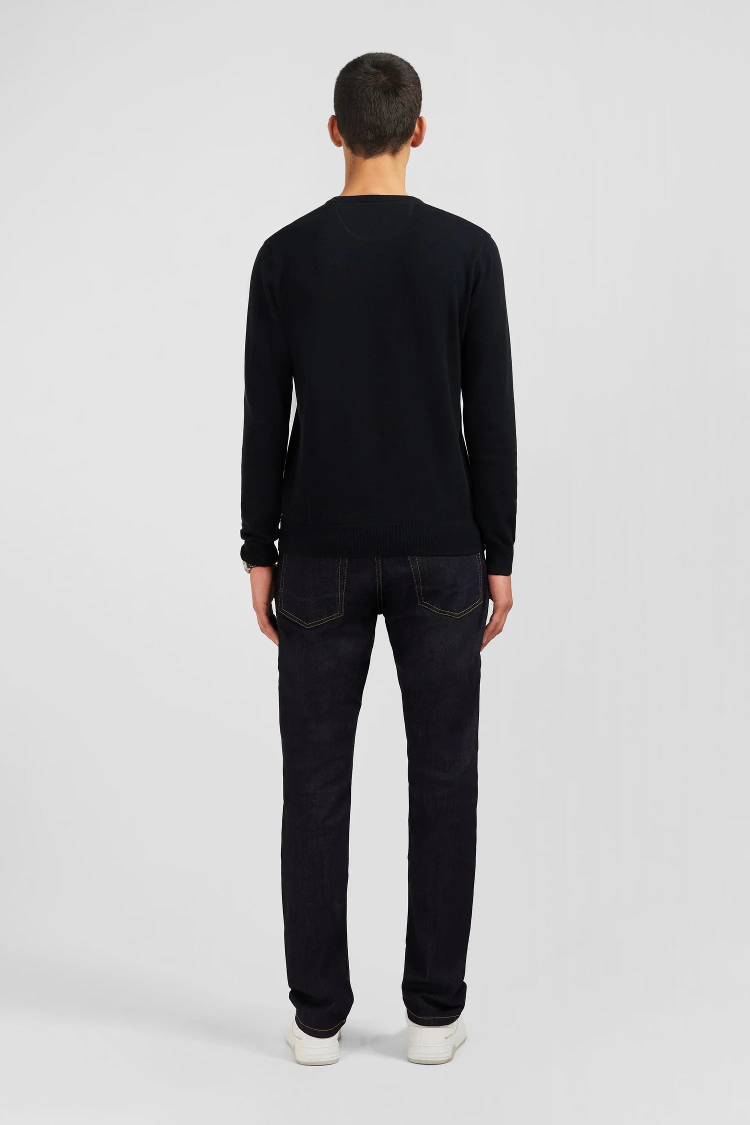 pull-eden-park-noir-homme-dos