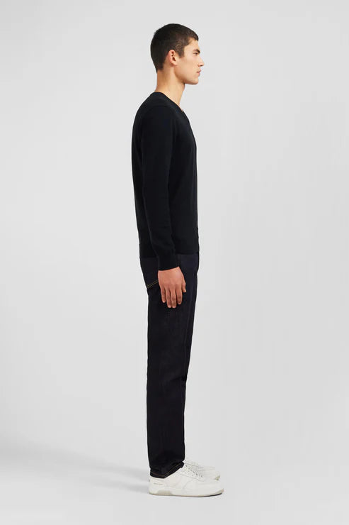 pull-eden-park-noir-homme-profil
