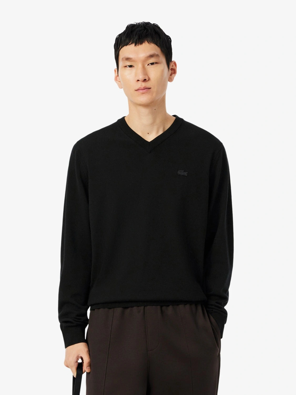 pull-lacoste-laine-noir-homme-face