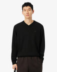 pull-lacoste-laine-noir-homme-face