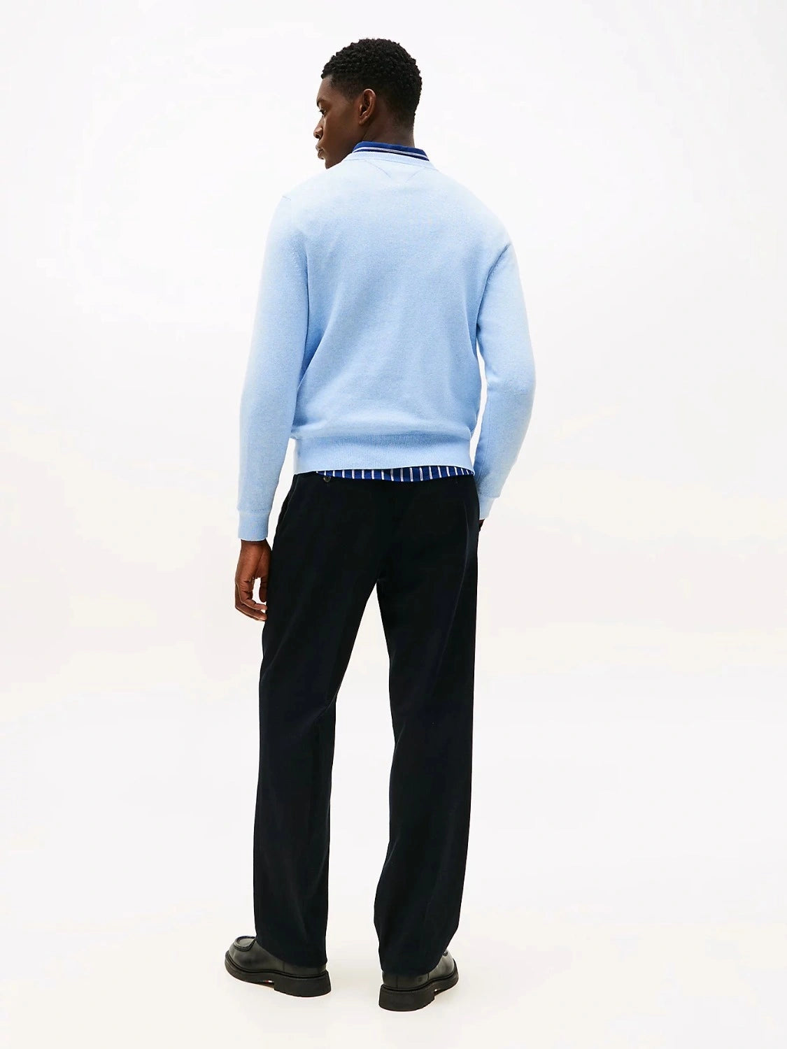 pull-tommy-hilfiger-cachemire-bleu-homme-dos