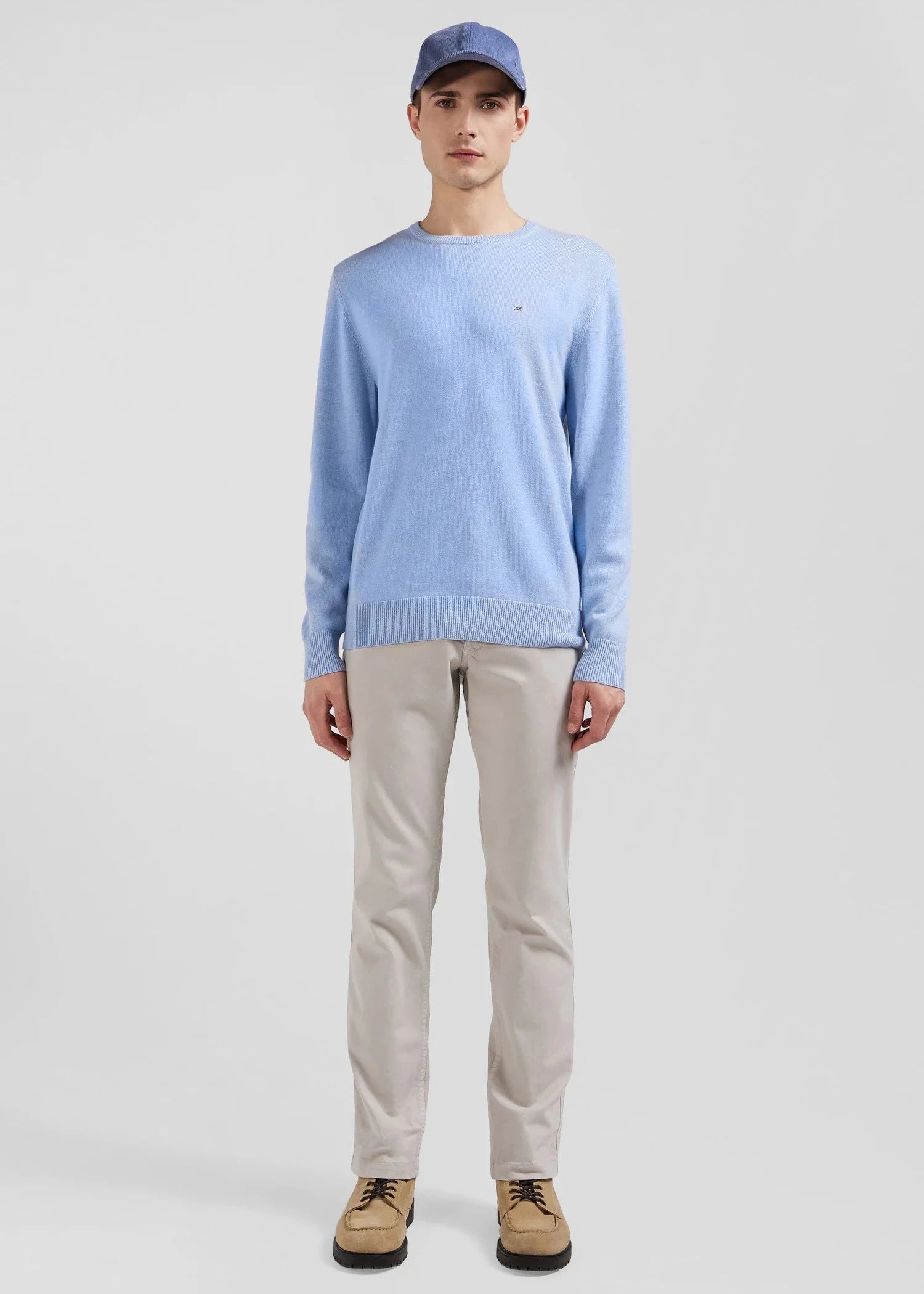 Pull Eden Park bleu homme | Georgespaul            