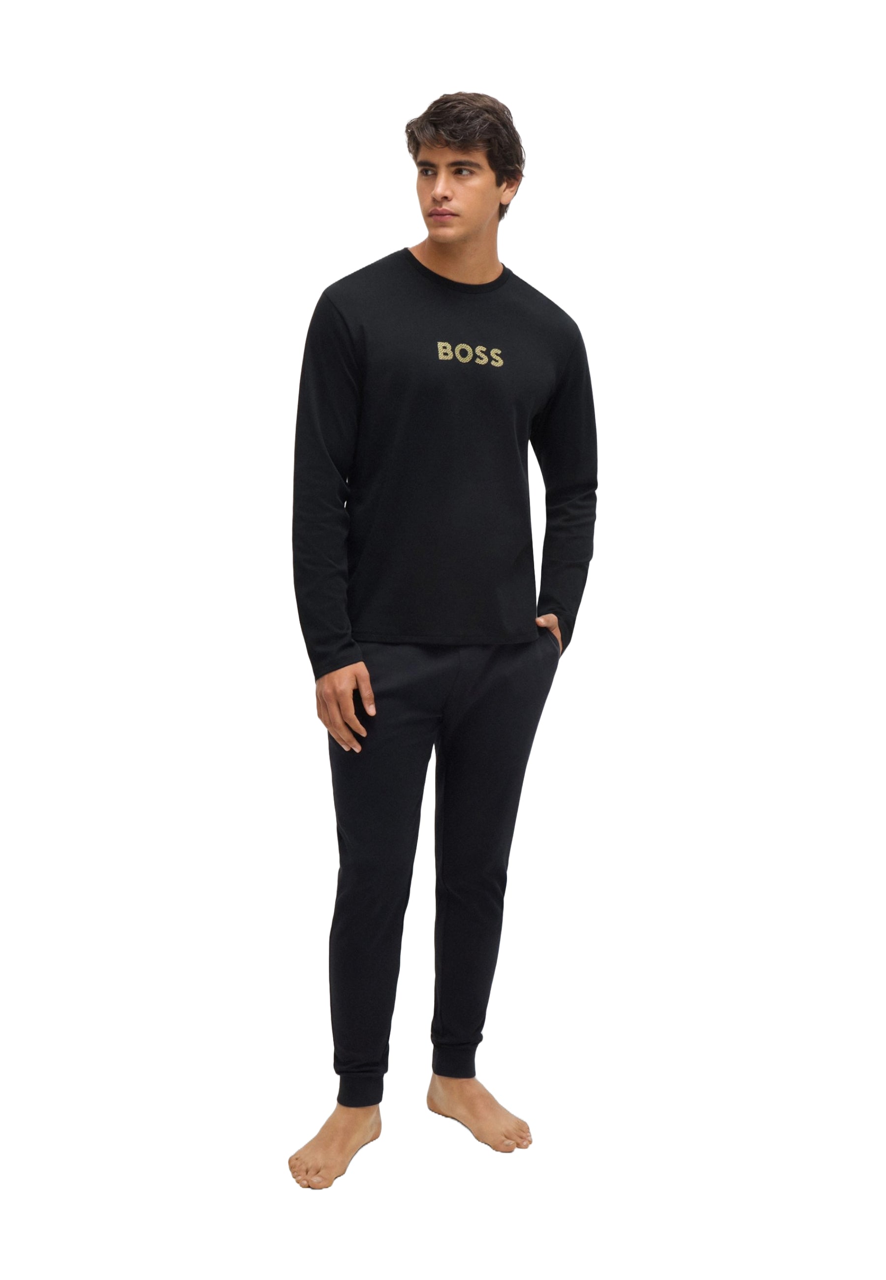 Pyjama BOSS noir homme | Georgespaul             