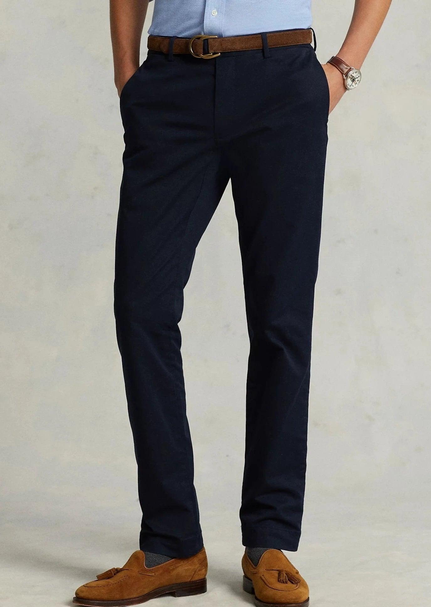 Pantalon chino Ralph Lauren marine - Georgespaul