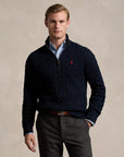 Pull demi-zip Ralph Lauren marine