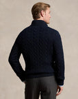 Pull demi-zip Ralph Lauren marine