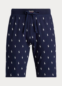Short de pyjama poney Ralph Lauren marine