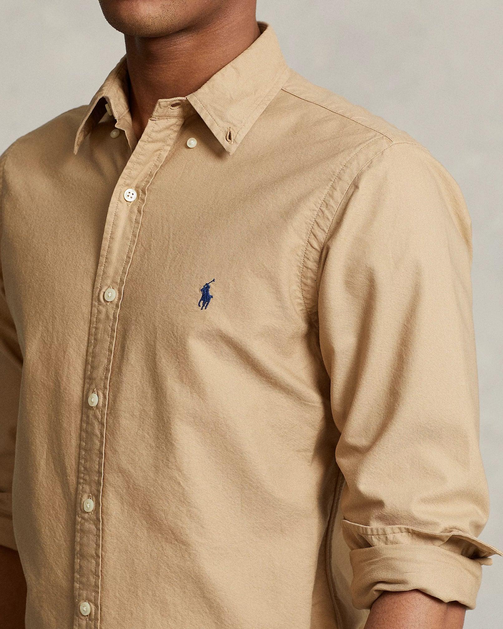 Chemise ralph lauren beige sale