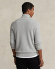 Pull demi-zip Ralph Lauren gris