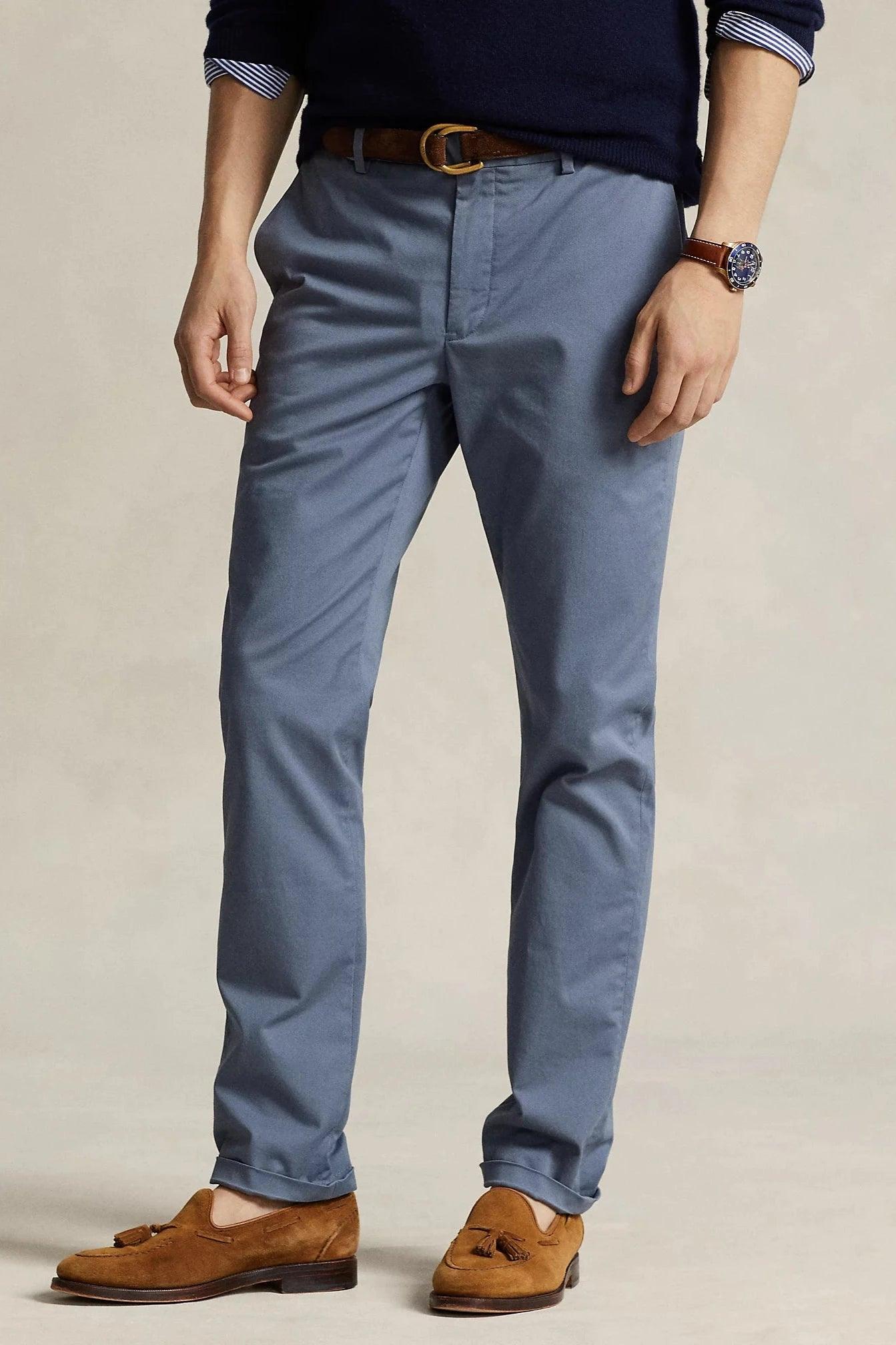 Pantalon chino Ralph Lauren bleu - Georgespaul