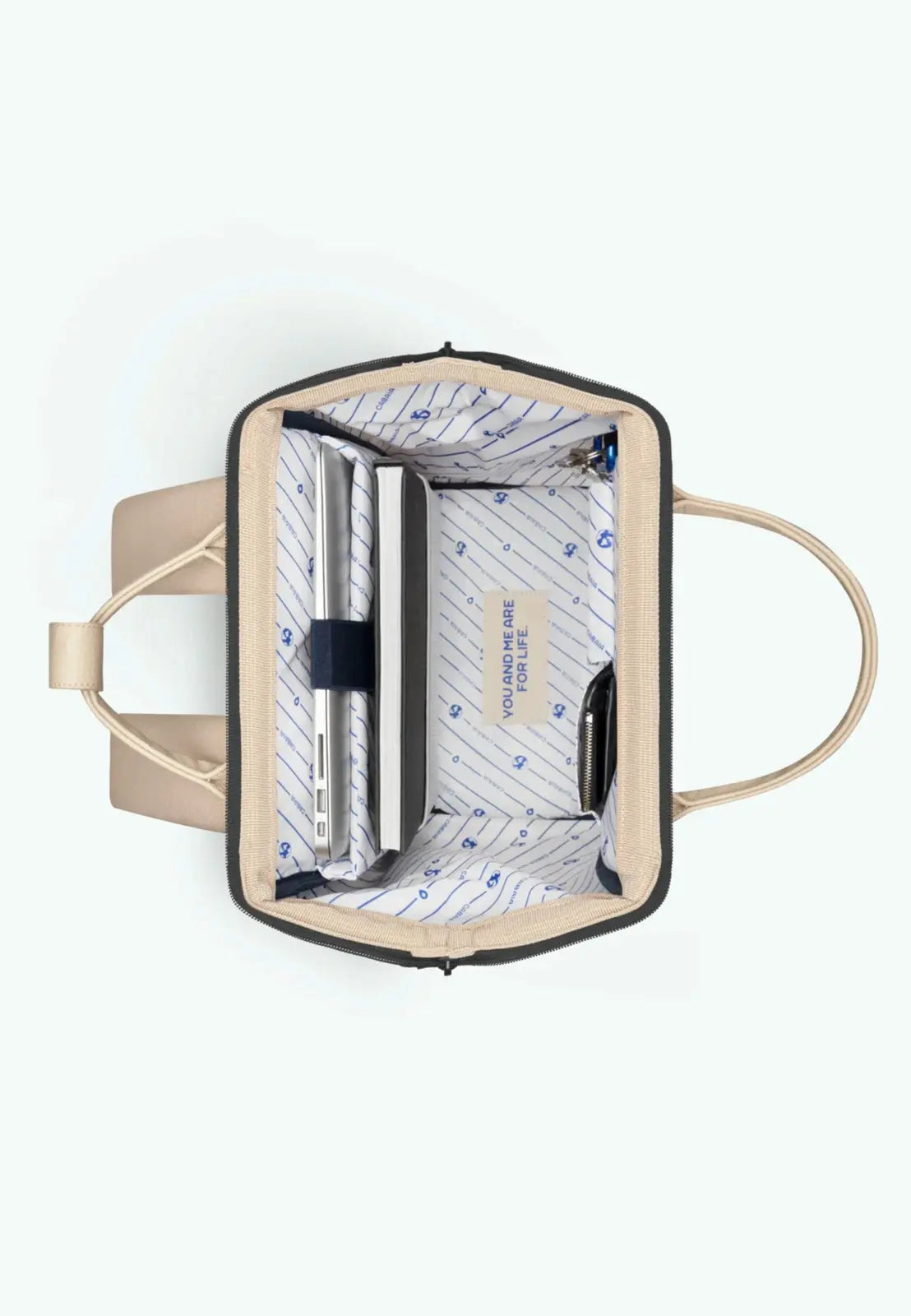 sac-a-dos-cabaia-medium-arcachon-beige-ouvert